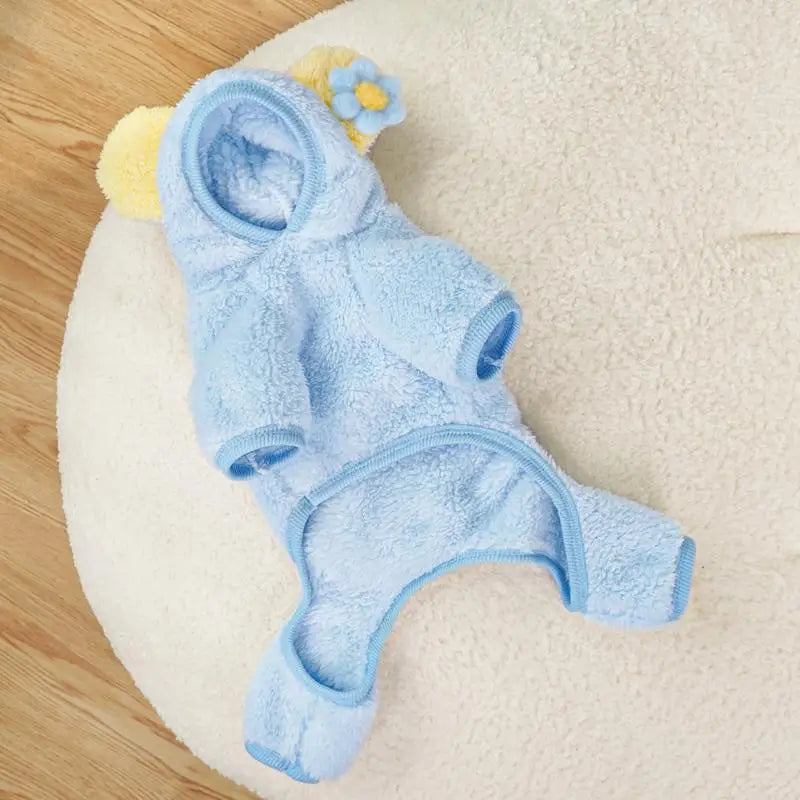 Bear Shape Plush Sweater for XS To M Dogs & Cats
